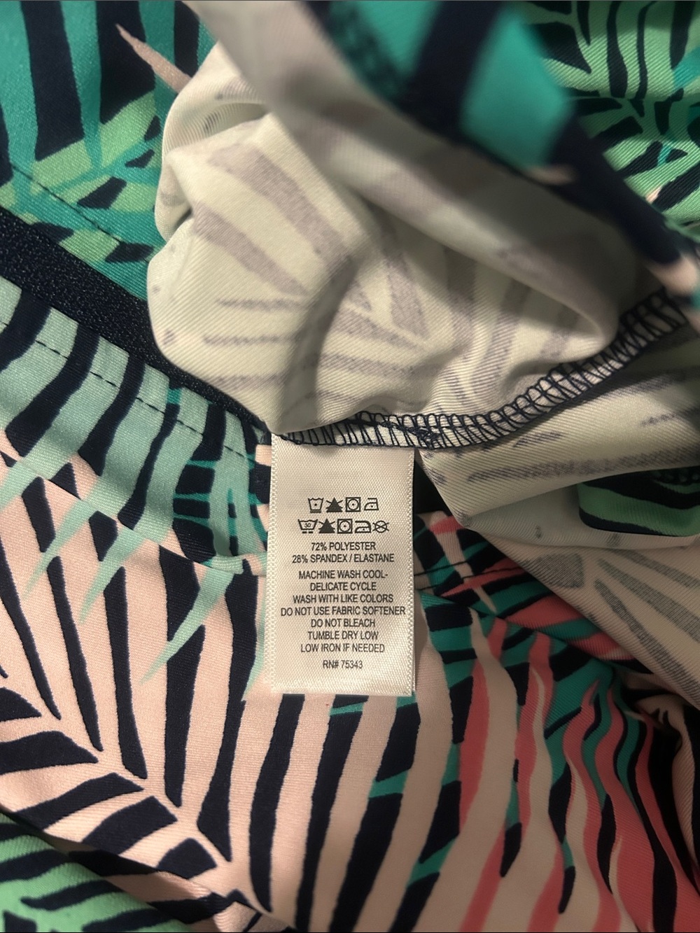 NWT Tommy Bahama Tropical Leaf Print Full Zip Jacket Size XL - Picture 8 of 8